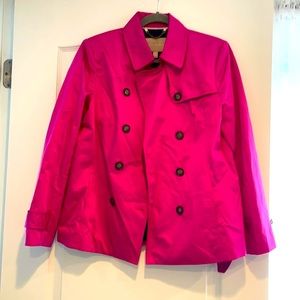 NWOT Pink Trench Coat💕